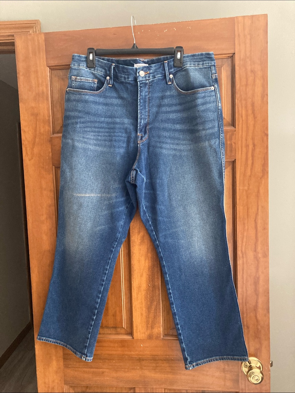 Good American Women's Boyfriend Jeans - Blue Wash